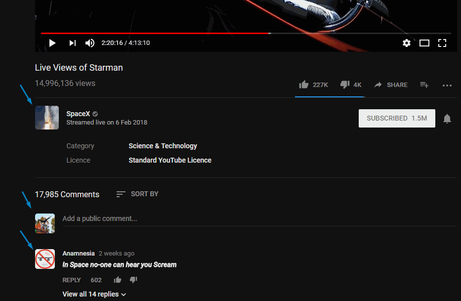 YouTube Without Rounded Pictures