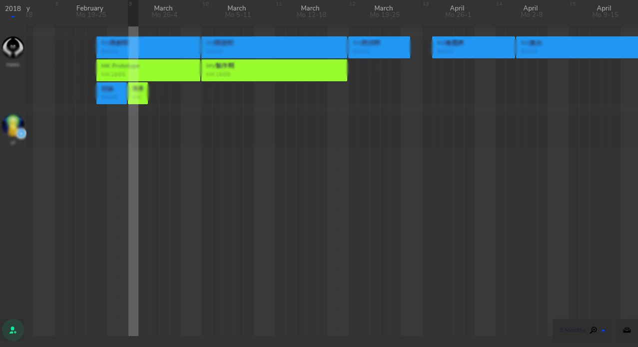 Teamweek Darkmode