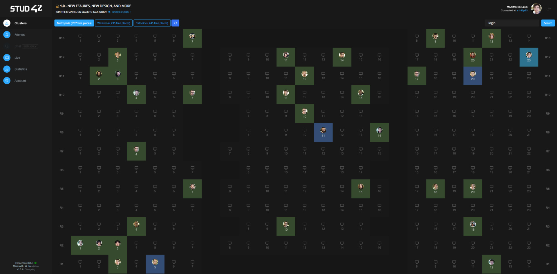 Stud42 dark neutral theme