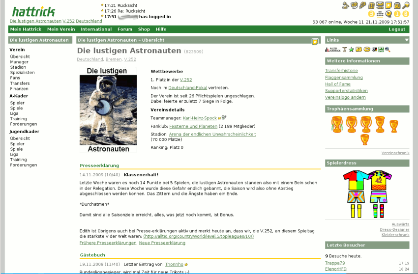 Hattrick simple skin made wide