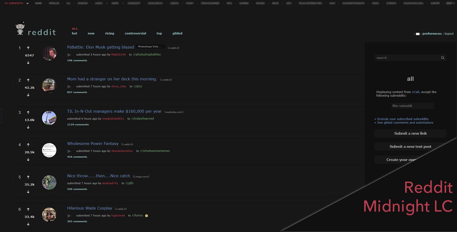 Reddit Midnight LC