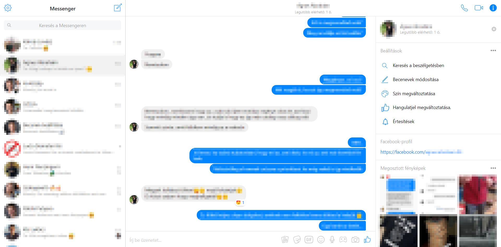 Wider Text Bubbles :: Facebook Messenger