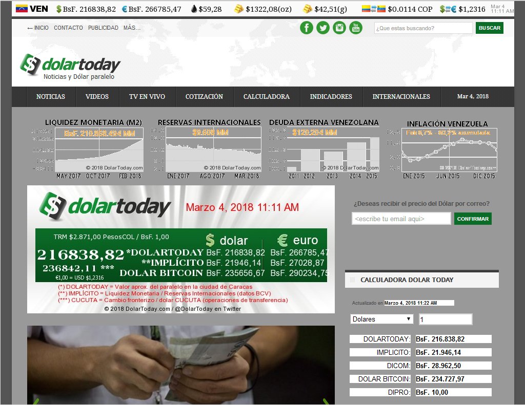 DolarToday - gray