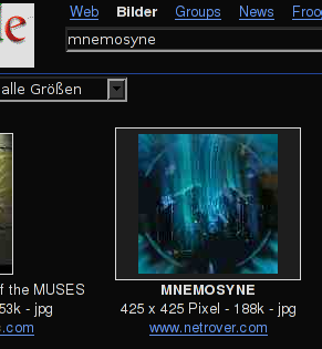 Google Image Search - Highlight images on mouseove