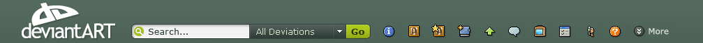 deviantART - Appbar - Icons Only