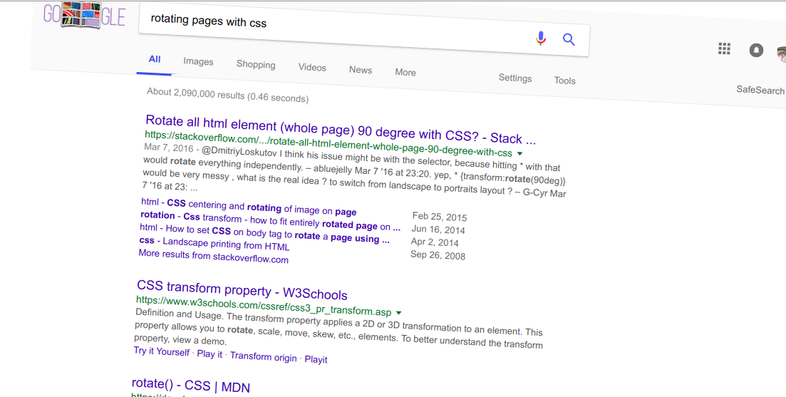 April Fools prank for All Sites