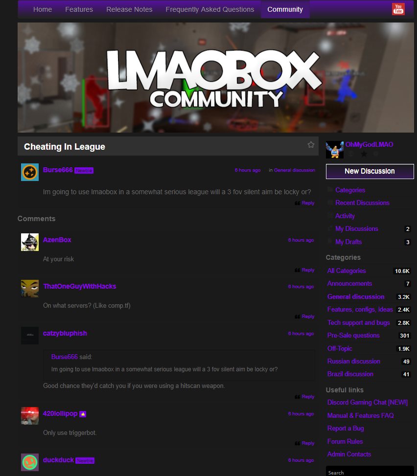 LMAOBox Dark Purple