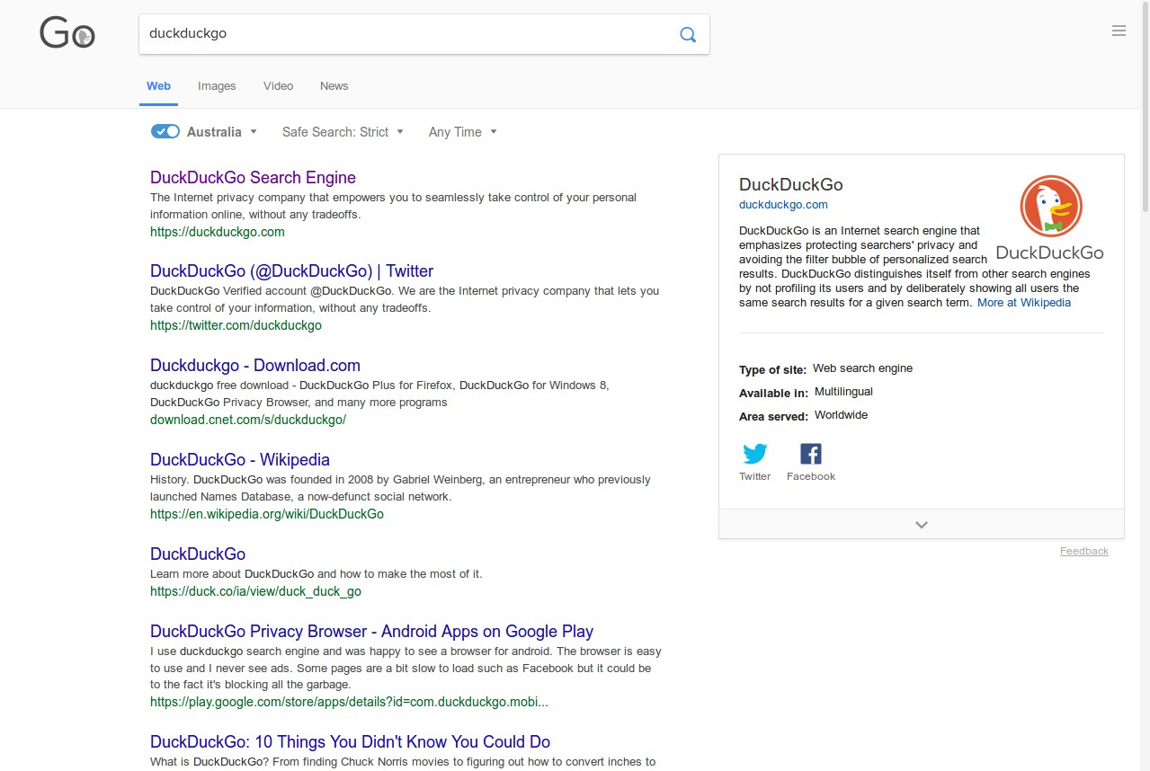 DuckDuckGo!Google_U