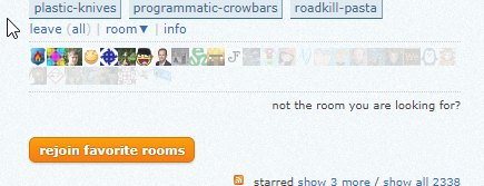 StackExchange chat miniature avatars