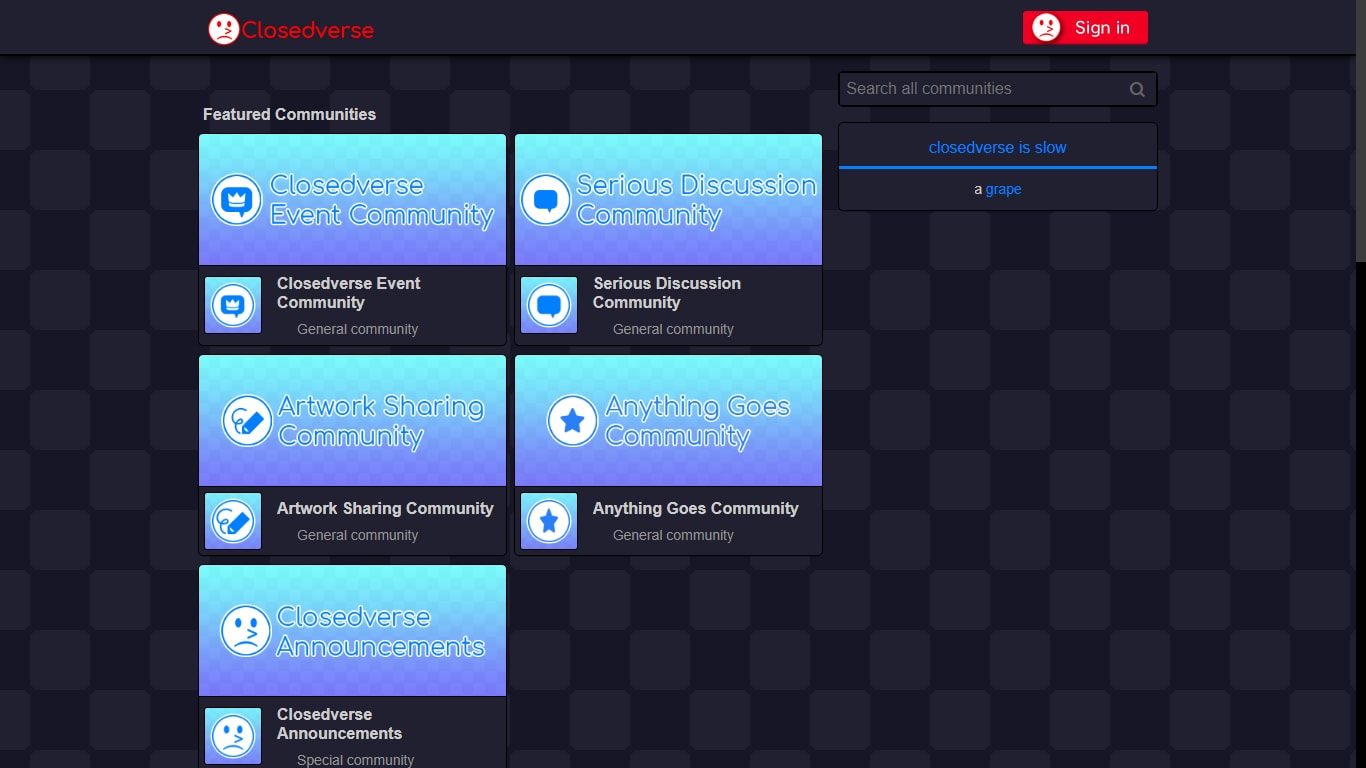 Old Closedverse Theme