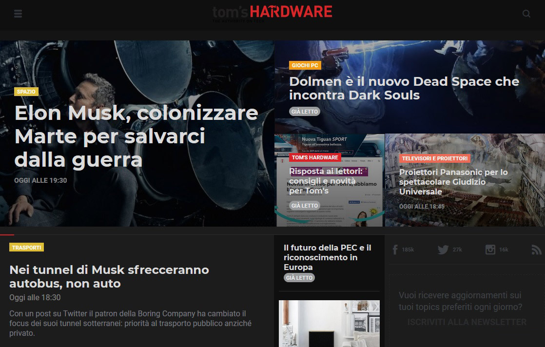 Tomshw Italia 2020 DARK MODE [ALPHA]