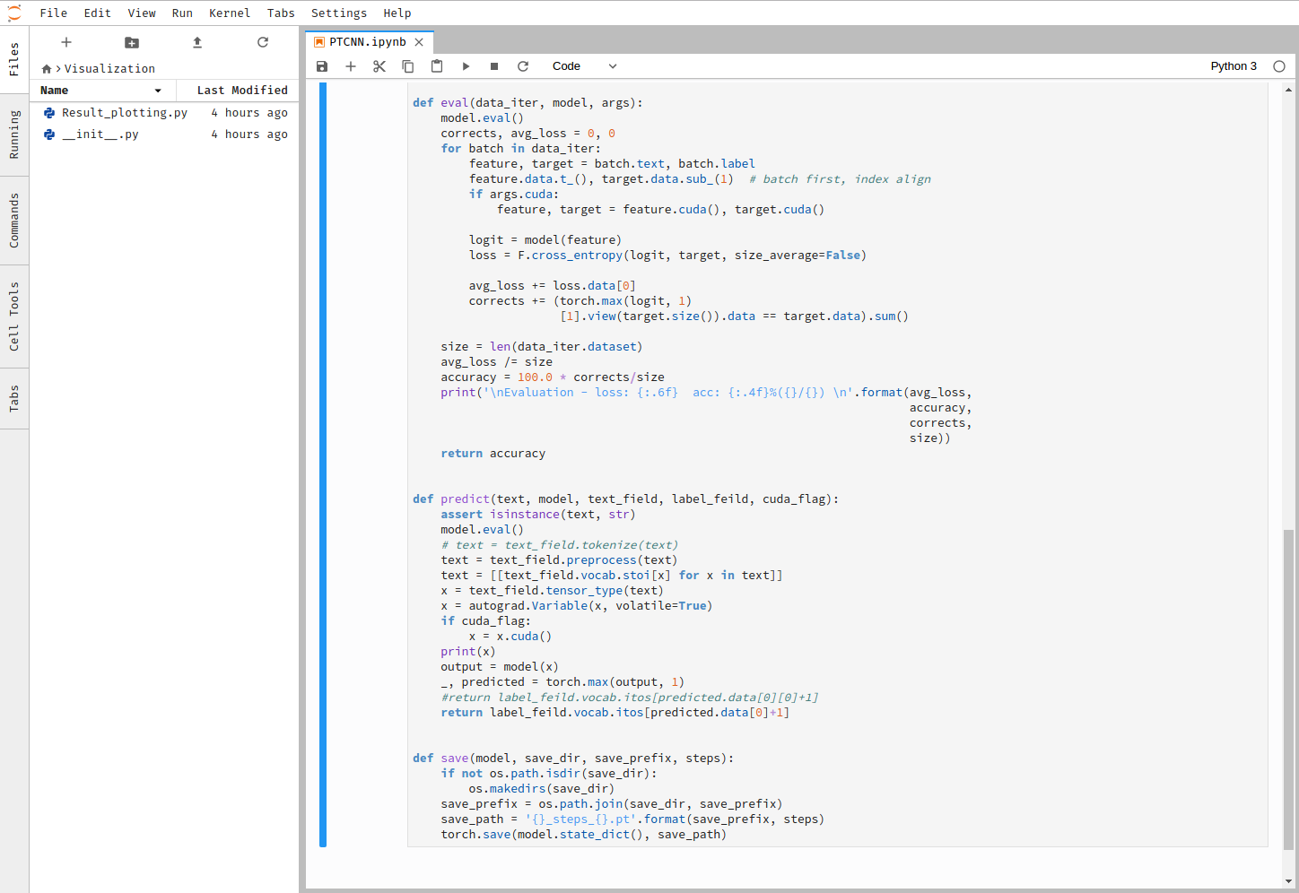 Jupyter Lab [Theme]: Quiet Light