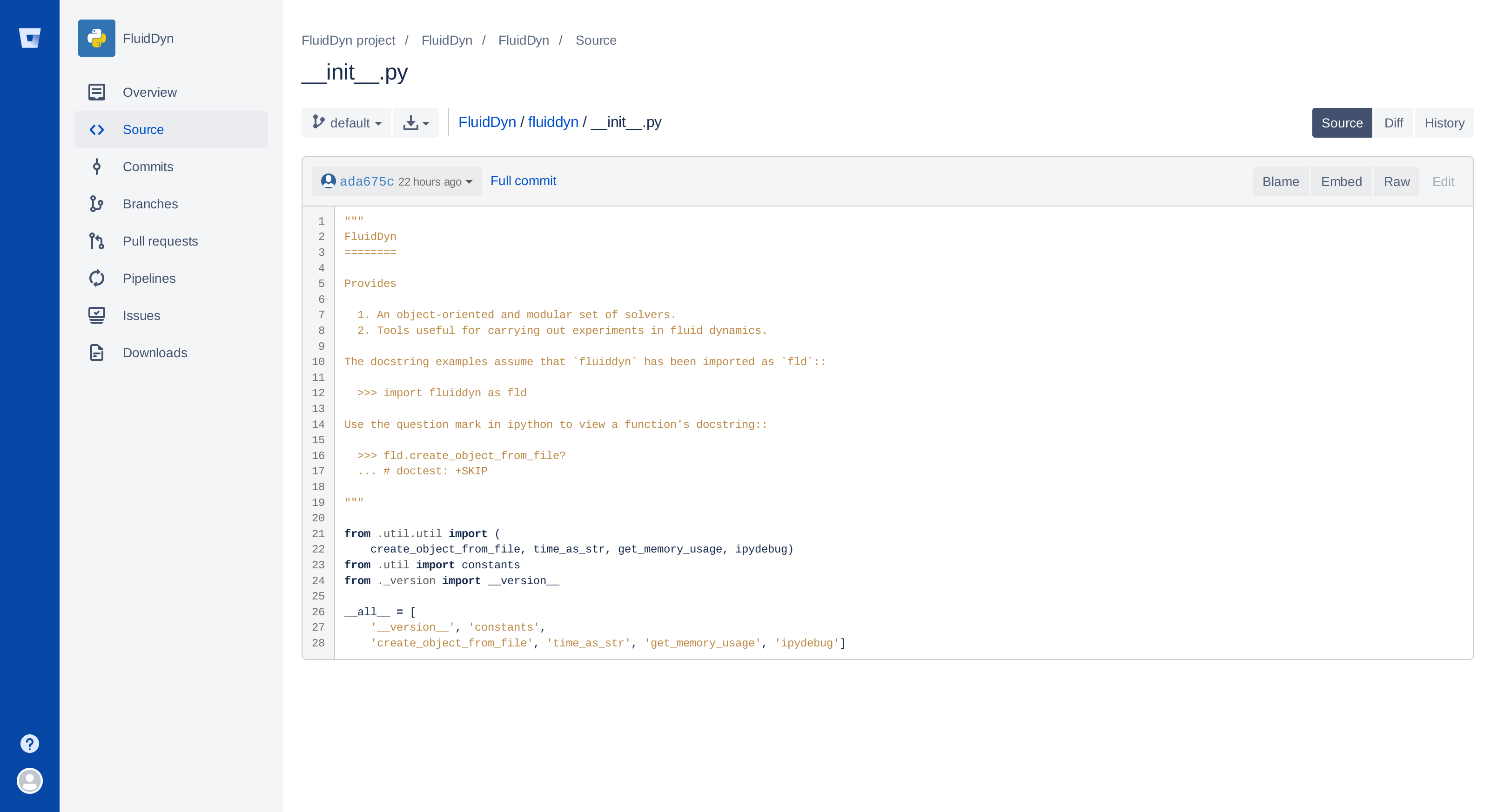 Bitbucket with Linux Fonts