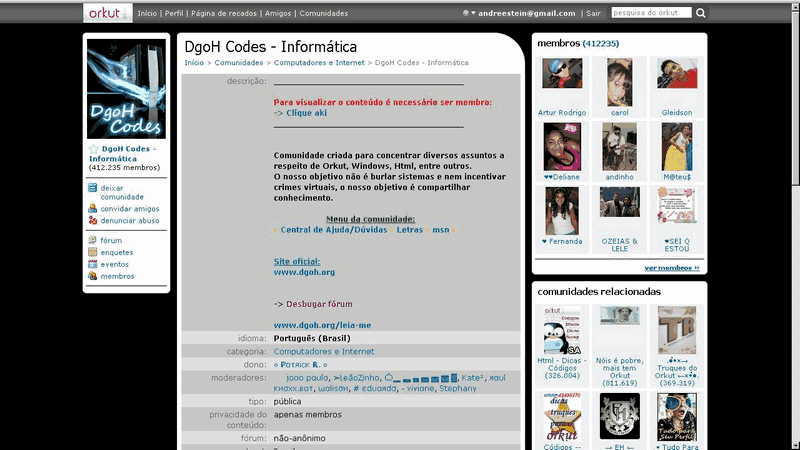 Orkut Black - Orkut Preto.