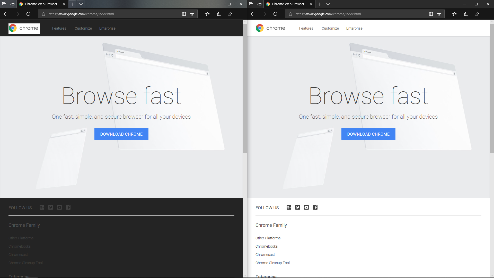 Fix for MS Edge with Dark Windows Visual Style