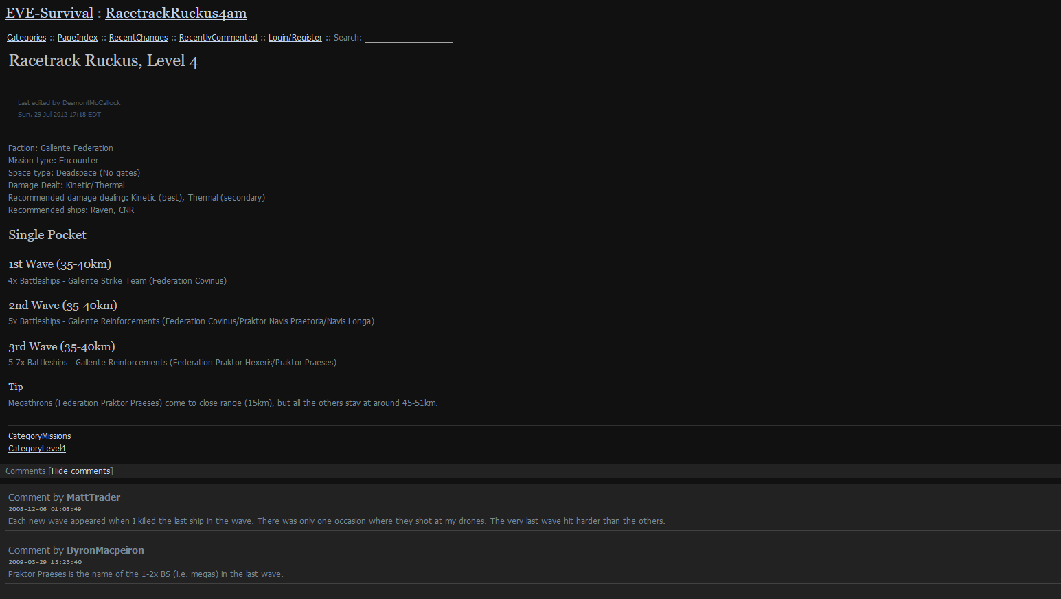 EVE-Survival Dark (updated 2018)
