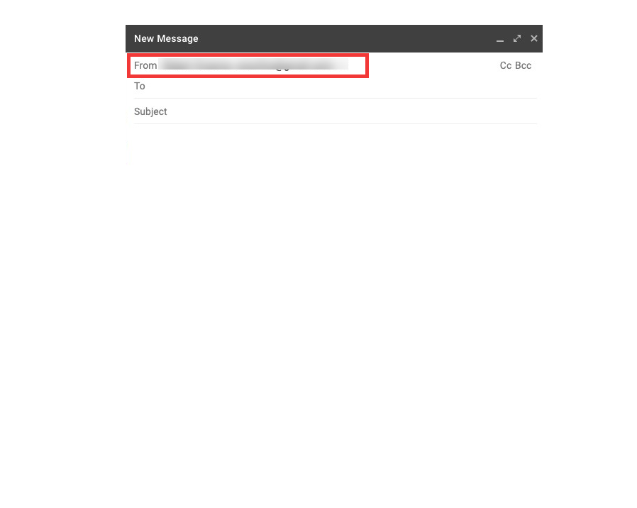 Gmail Always Show From Address