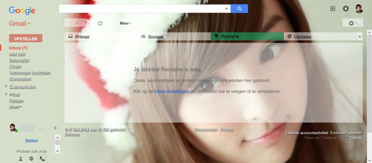Gmail-transparent and Wallpaper