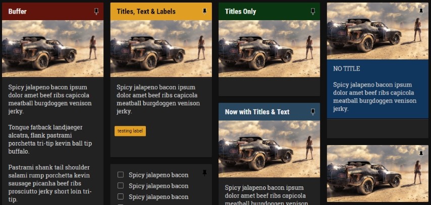 db Google Keep - Title above Picture