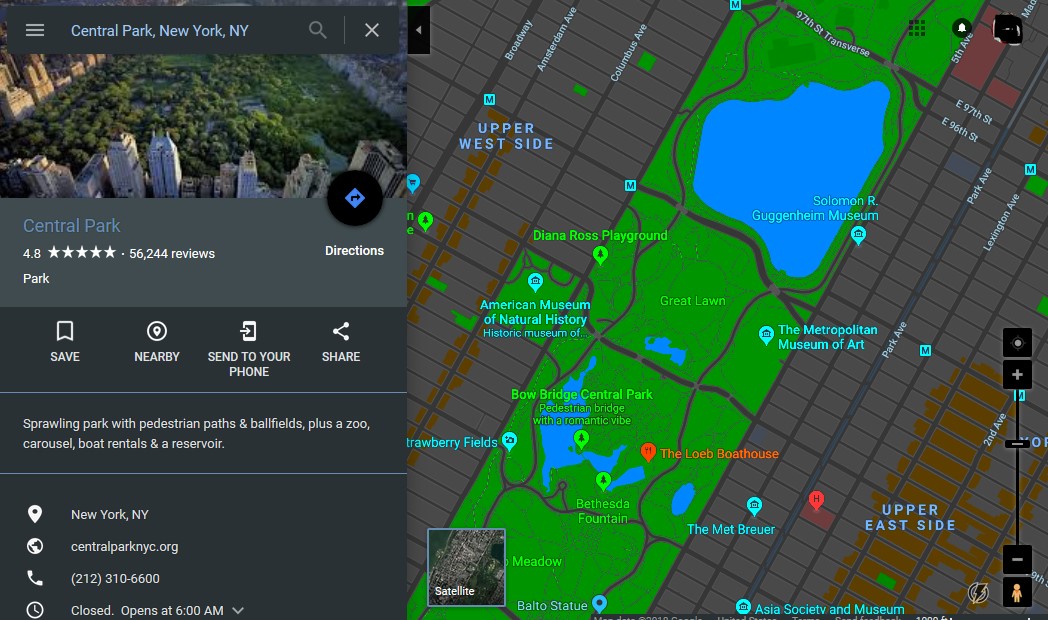 A GoogleMaps Darkly