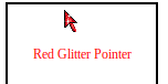 Red Glitter Cursor