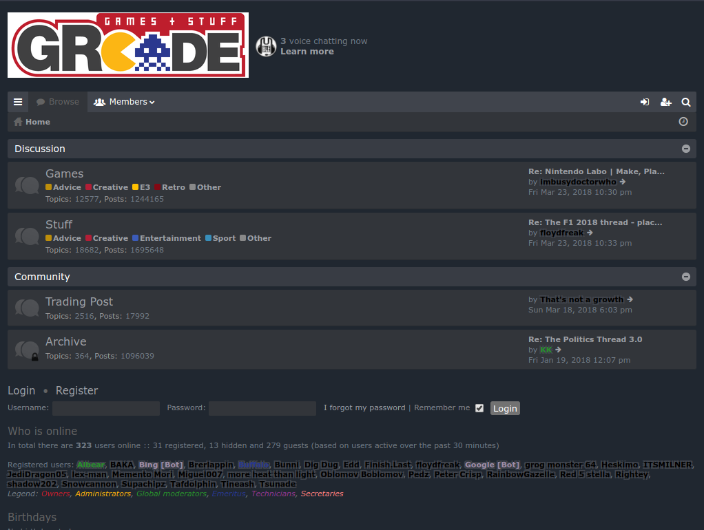 GRcade Dark