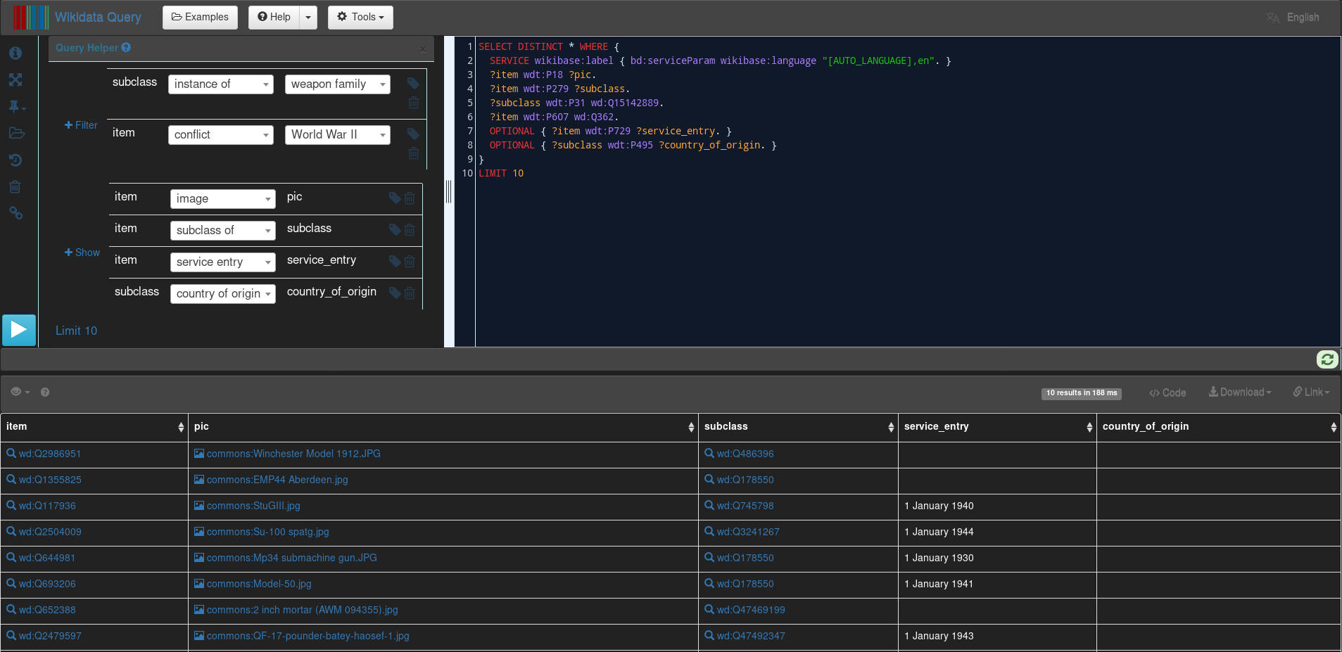 Wikidata Query Service Dark