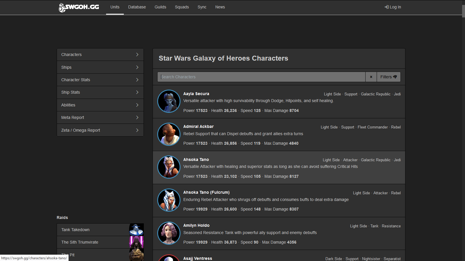 Swgoh.gg Dark