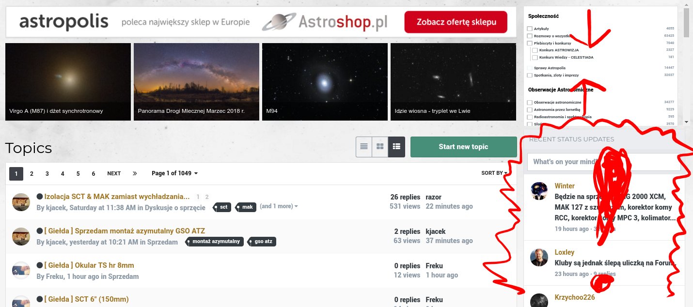 Bardziej widoczne statusy