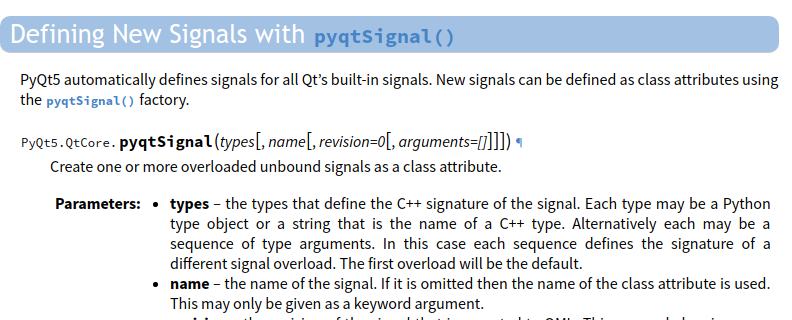PyQt Documentation: Reveal links in headings