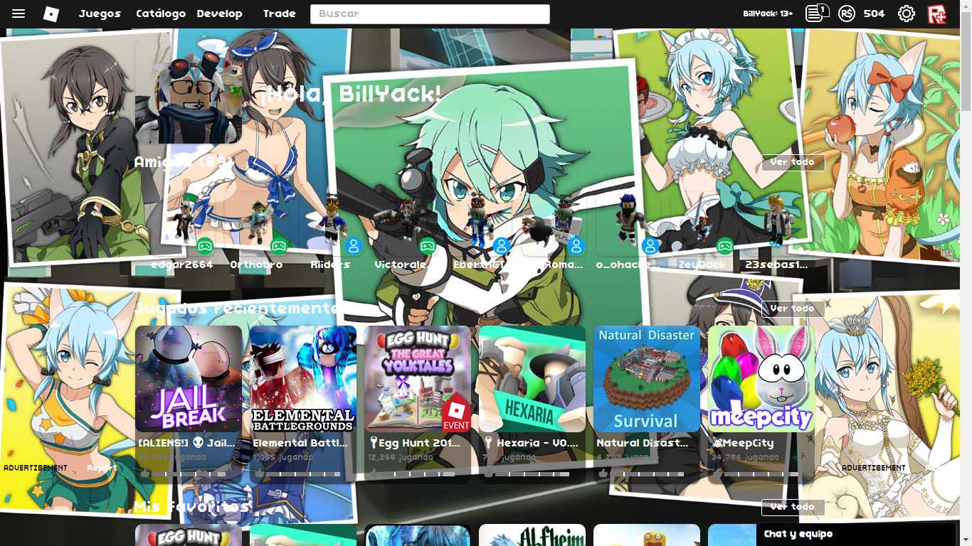 Roblox Anime Sword Art Online transparent (Sinon)