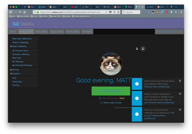 Cisco Webex Bathys Dark