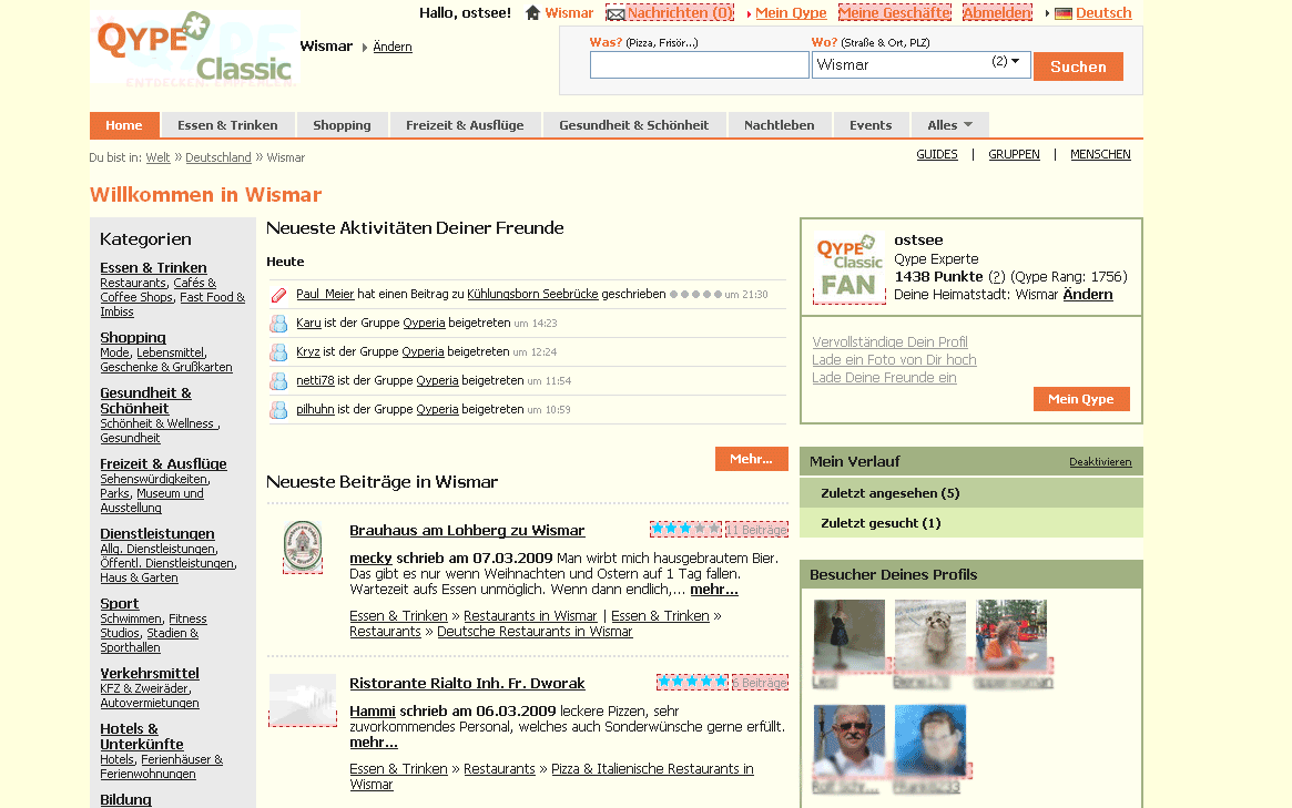 Qype 4.0 werbefrei