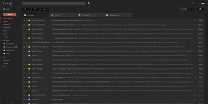 Complete Gmail Dark #1 (HTML mail background fix)