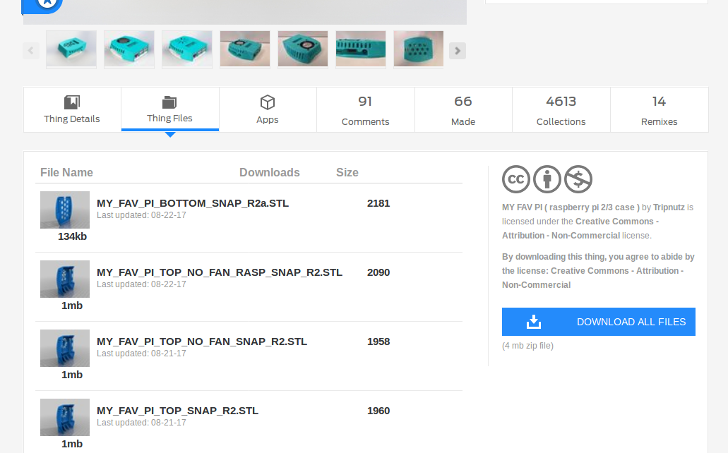 Thingiverse Show full name of file