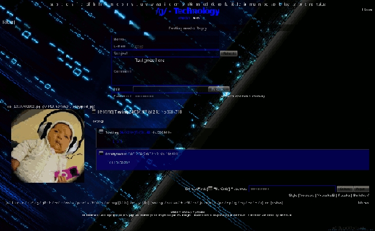 Blue/Black Theme- techish- 4chan