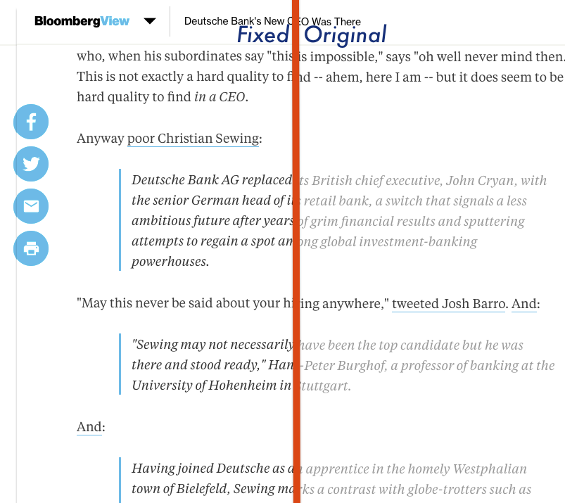 Bloomberg Readable Blockquote Color