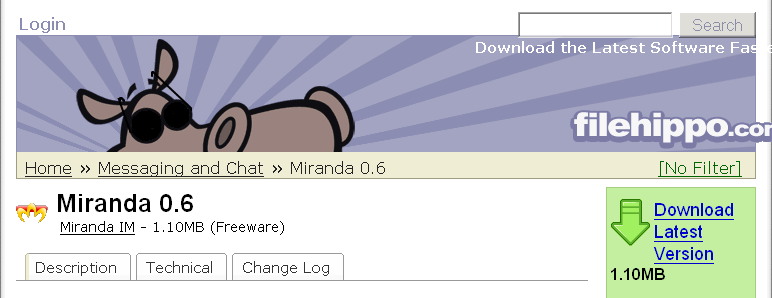 FileHippo Cool Hippo