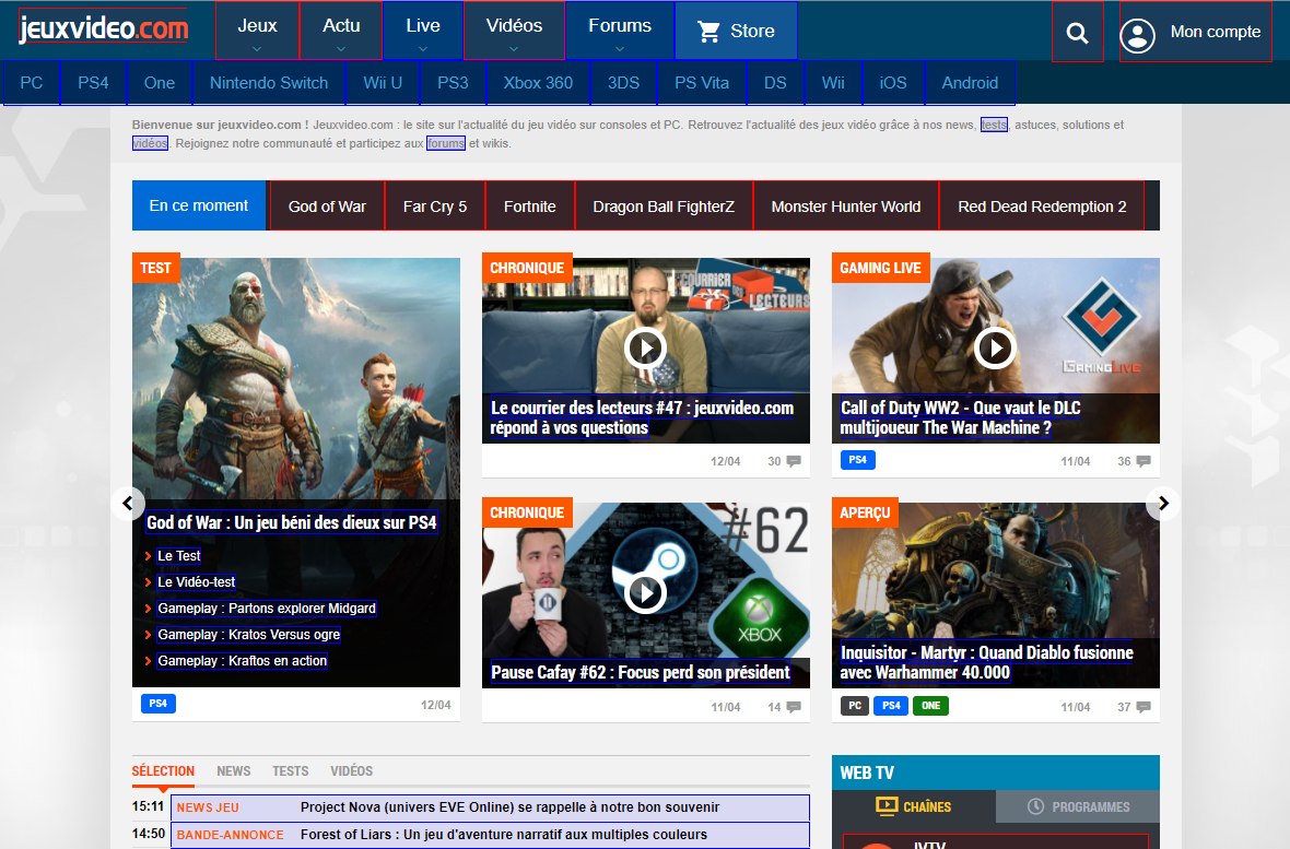 Jeuxvideo.com SEO cloaking analysis