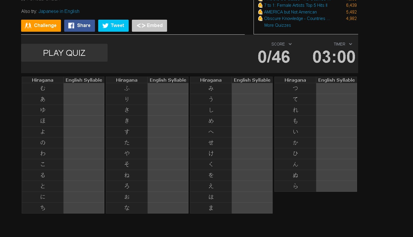 Partial Dark Mode for Sporcle