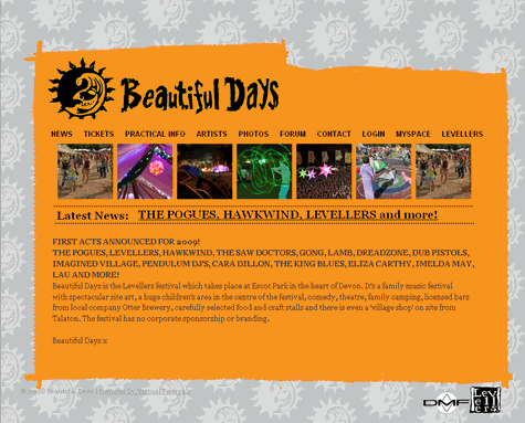 Beautiful Days - Orange Background