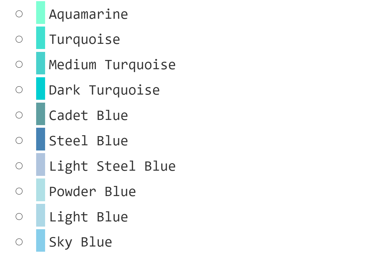 140+ TAB COLORS