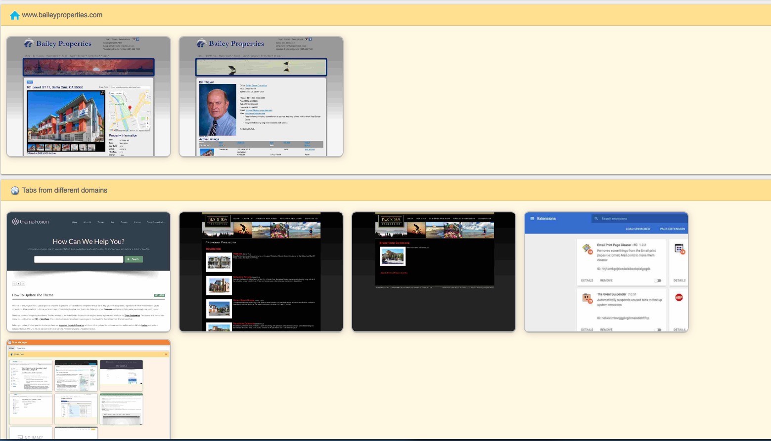 Tabs Manager - Google Chrome Extension