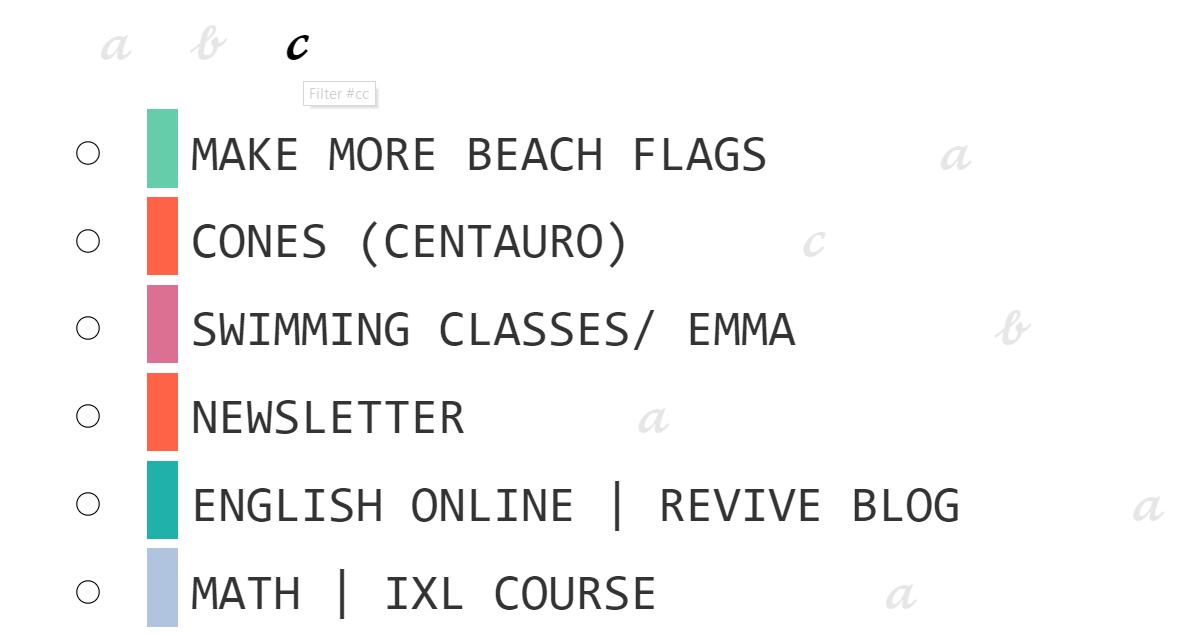 3.12 UNICODE TAGS | a,b,c, #copy
