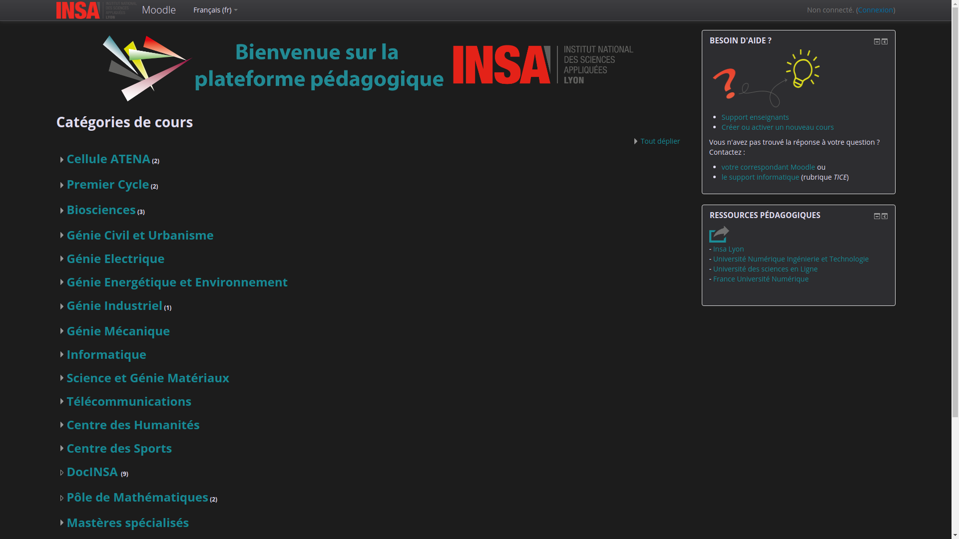 Dark Moodle INSA Lyon