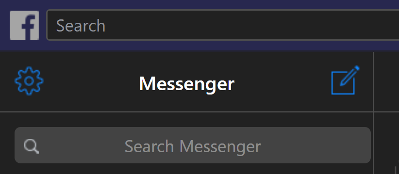 Facebook Messenger Dark Mode
