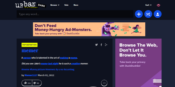 Urban Dictionary - dark