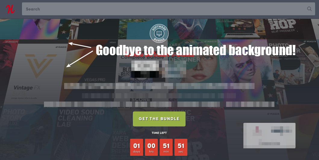 HumbleBundle - Stop CPU-intensive animation