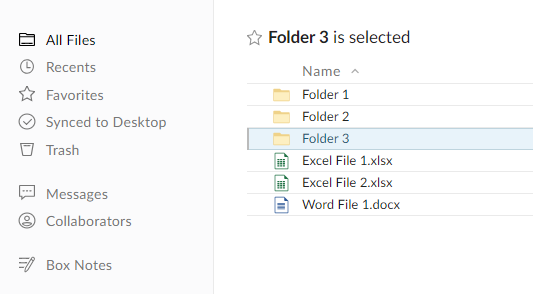 Box.com Compact View