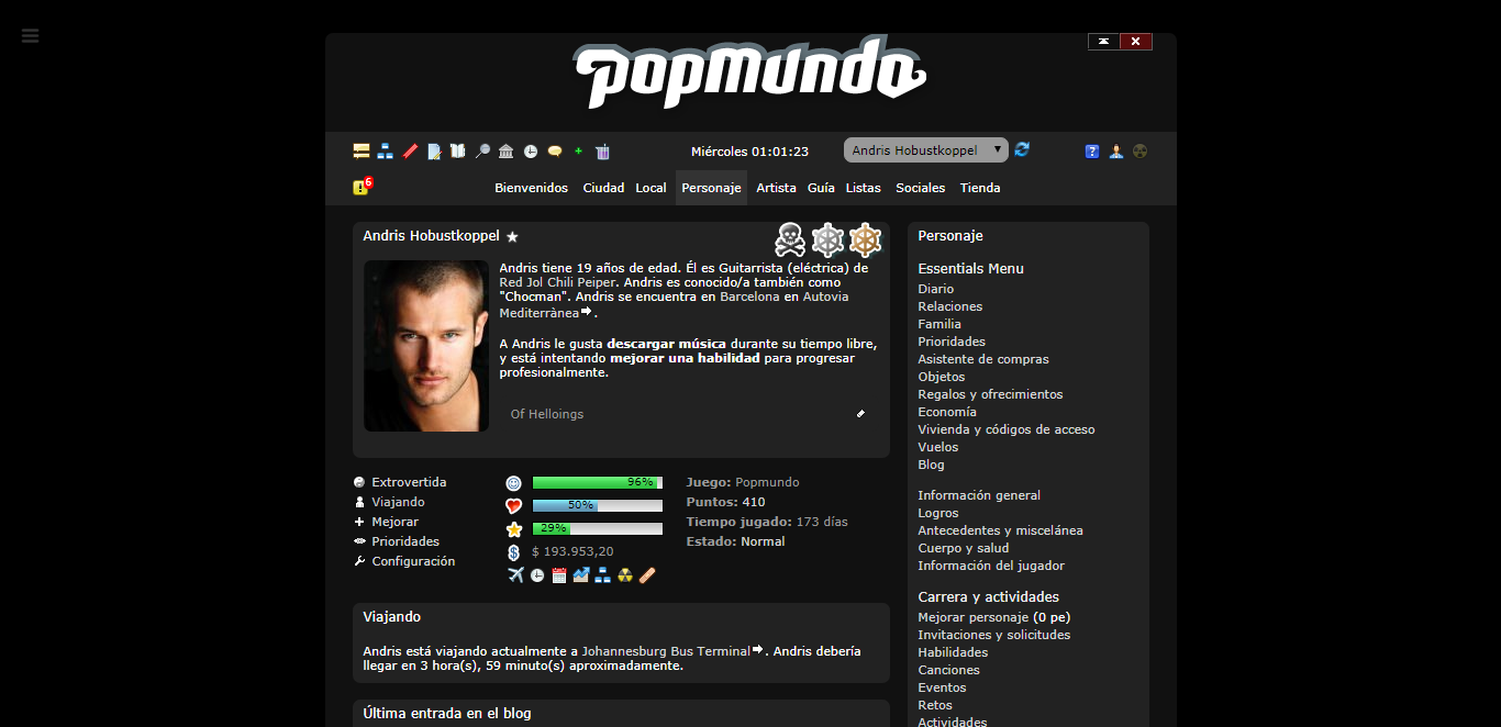 Popmundo Dark V1